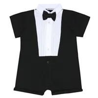 dolce & gabbana baby boys tuxedo playsuit black 3m