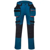 pantalon de travail avec poches amovibles portwest dx4 bleu 58 - bleu