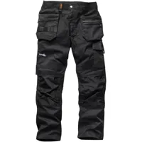 scruffs - pantalon de travail noir trade flex taille 44 s