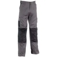 herock - pantalon de travail multipoches mars gris foncé xs - gris foncé