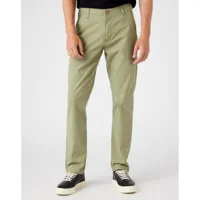 pantalon chino homme vert olive en coton
