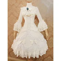 robe de mariée lolita lolita sk ecru white lace bows jupes lolita