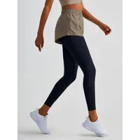 legging de yoga pour femme pantalon de sport en nylon taille haute cyclisme