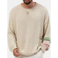 pulls homme cardigan maille col rond printemps abricot