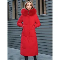 manteau long à capuche zippé à capuche vêtements d&#39;extérieur décontractés de qualité