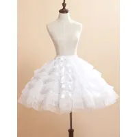 jupe lolita blanche jolie en organza avec noeud déguisements halloween