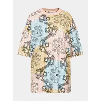 karl kani t-shirt signature paisley 6160777 multicolore relaxed fit
