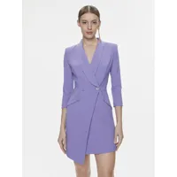 elisabetta franchi robe de cocktail ab-562-41e2-v500 violet regular fit