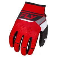 fly racing kinetic prix off-road gloves rouge xl-2xl / short
