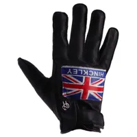 helstons logo hinckley leather gloves noir 4xl