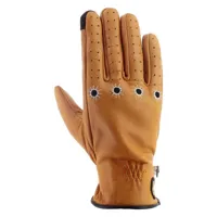 helstons shine woman leather gloves marron xl