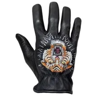 dmd shield tiger leather gloves noir s