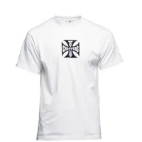 west coast choppers austin texas short sleeve t-shirt blanc 2xl homme