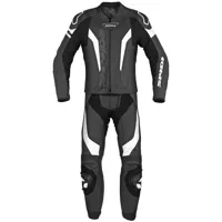 spidi laser touring short leather suit noir 52 homme