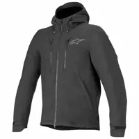alpinestars domino tech hoodie jacket noir s homme