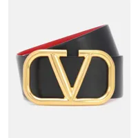 valentino garavani ceinture vlogo signature 70 réversible en cuir