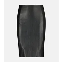 wolford jupe jenna en cuir synthétique