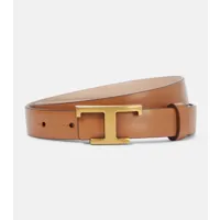 tod's ceinture réversible en cuir à logo