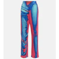 y/project x jean paul gaultier – pantalon de survêtement imprimé en coton