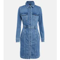 7 for all mankind robe chemise luxe en jean