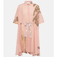 giambattista valli robe chemise imprimée en soie