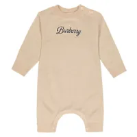 burberry kids bébé – grenouillère en laine à logo