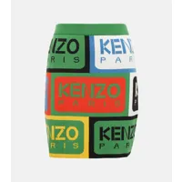 kenzo mini-jupe en coton à logo