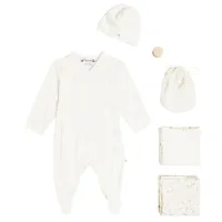 bonpoint bébé – set grenouillère, bonnet et couverture en coton