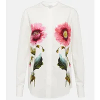 giambattista valli blouse en coton à fleurs