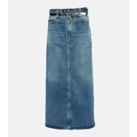 y/project jupe longue y belt en jean