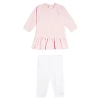 givenchy kids bébé – ensemble robe et legging en coton