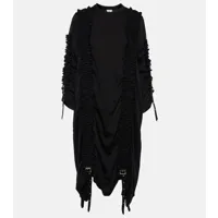 noir kei ninomiya robe midi en coton