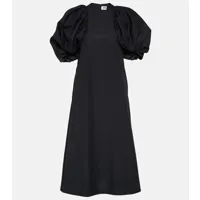 noir kei ninomiya robe longue en coton
