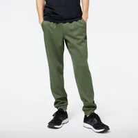 new balance homme pantalons tenacity performance fleece en vert, poly knit, taille l