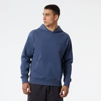 new balance homme sweats à capuche nb athletics nature state en bleu, cotton, taille l