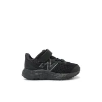 new balance enfant fresh foam arishi v4 bungee lace with top strap en noir, synthetic, taille 26.5