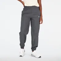 new balance femme pantalons athletics remastered woven pant en noir, polywoven, taille m