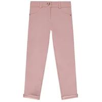 pantalon skinny en molleton pour fille - rose