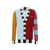cardigan en maille fred perry x charles jeffrey loverboy