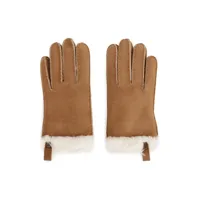 gants brodé en cuir