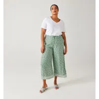pantalon large imprimé femme -