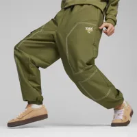 pantalon cargo puma x x-girl pour femme, vert