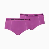 lot de 2 mini-shorts puma femme, violet