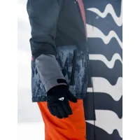 quiksilver mission - moufles de snow/ski pour garçon 8-16 noir