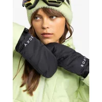 roxy jetty - moufles de ski/snowboard pour femme - noir - roxy