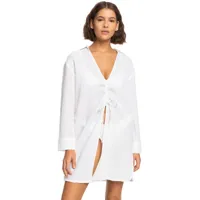 sun and limonade - robe chemise pour femme - blanc - roxy
