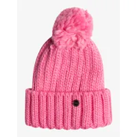 traffic jam - bonnet en tricot pour fille 2-7 - rose - roxy