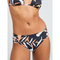 hibiscus wave - bas de bikini hipster pour femme - multicouleurs - roxy