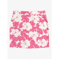 summer goodbye - jupe courte pour fille 10-16 - rose - roxy