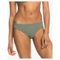shiny wave - bas de bikini hipster pour femme - vert - roxy